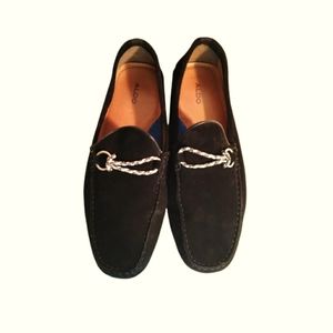 NWOB  Men Aldo suede Moccasin slip on shoes size 12.